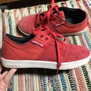 Terry Kennedy supra red skate shoes sz 8